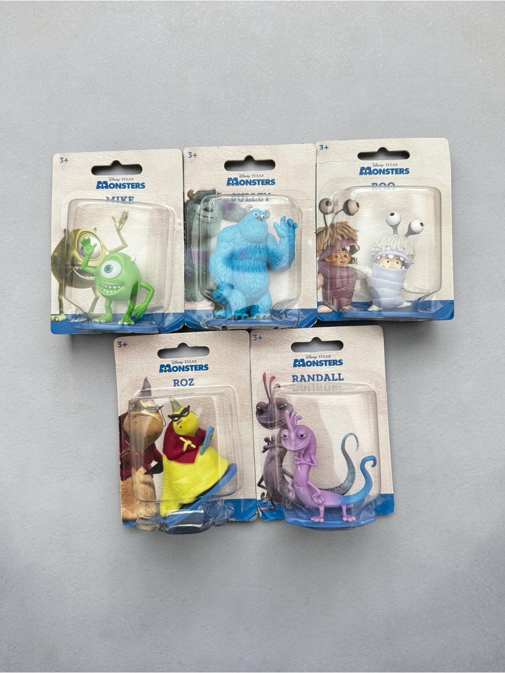 Pixar Monsters Inc 2.5" Figure Cake Toppers Lot Of 5 Characters Mike Sulley Boo